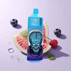 Blåbær Kirsebær RandM Fumot Tornado 9000 Puffs 18 mL Mesh Coil