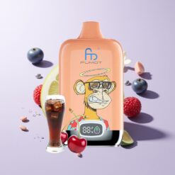 Blandede Bær Fumot Tornado Digital Box 12000 Puffs MTL Mesh Coil