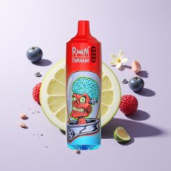 Blandede Bær RandM Fumot Tornado 9000 Puffs 18 mL Mesh Coil