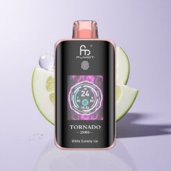 Hvid Gummy Is Fumot Tornado 25000 Puffs 20ml Type-C