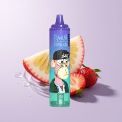 Jordbær Banan RandM Fumot Tornado 15000 Puffs LCD Type-C