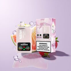 Jordbær Banan Red Bull Is Razz Bar 40000 Puffs 2% 5% Nikotinindhold Type-C Port