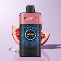 Jordbær Granatæble Is IGET ONE 12000 Puffs Stor Bueret Farveskærm 2700 mAh