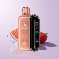 Jordbær Hindbær Kirsebær Is Fumot Tornado 20000 Puffs Dual Mesh Coil Smart Display