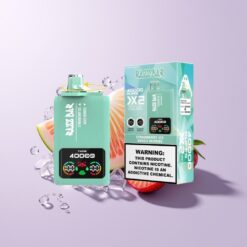 Jordbær Is - Blandede Bær Razz Bar 40000 Puffs Power Skærm