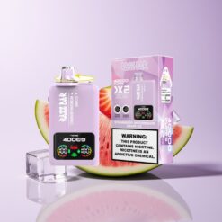 Jordbær Vandmelon - Drue Is Razz Bar 40000 Puffs Type-C Port 5% Nikotin