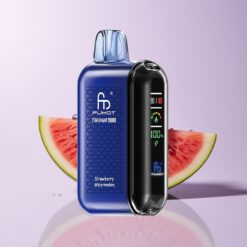 Jordbær Vandmelon Fumot Tornado 20000 Puffs Dual Mesh Coil Smart Display