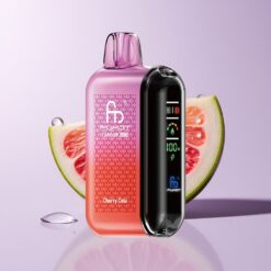 Kirsebær Cola Fumot Tornado 20000 Puffs Dual Mesh Coil Smart Display