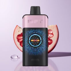 Kirsebær-Granatæble IGET ONE 12000 Pust 2700 mAh Batteri og Stor Bueret Farveskærm