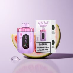 Rød Okse Vindrue Razz Bar 50K Pust Type-C Opladningsbar