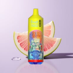 Rosa Citron RandM Fumot Tornado 9000 Puffs Ladetilstand Mesh Coil