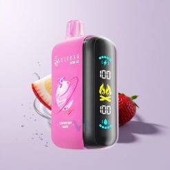 ELF BAR RAYA D3 25000 Puffs Jordbær Drue Oppladbar Stor Skærm