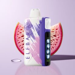 Elf Bar Ice King 40000 Puffs Sur Jordbær Dragefrugt Justerbar Køling LCD