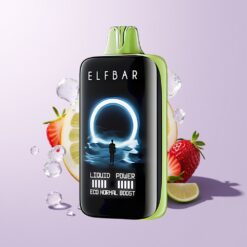 Elf Bar MoonNight 40000 Puffs Jordbær Kiwi Is Opladningsbar Mesh Coil