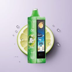 Elf Bar Planet 25.000 Puffs Kirsebær Lime Genopladelig Mesh