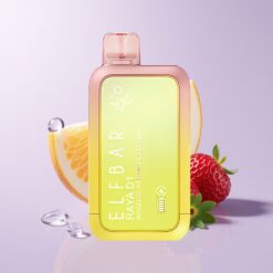 Elf Bar Raya D1 13000 Puffs Mango Jordbær Iscreme med 18ml og Type-C Opladning
